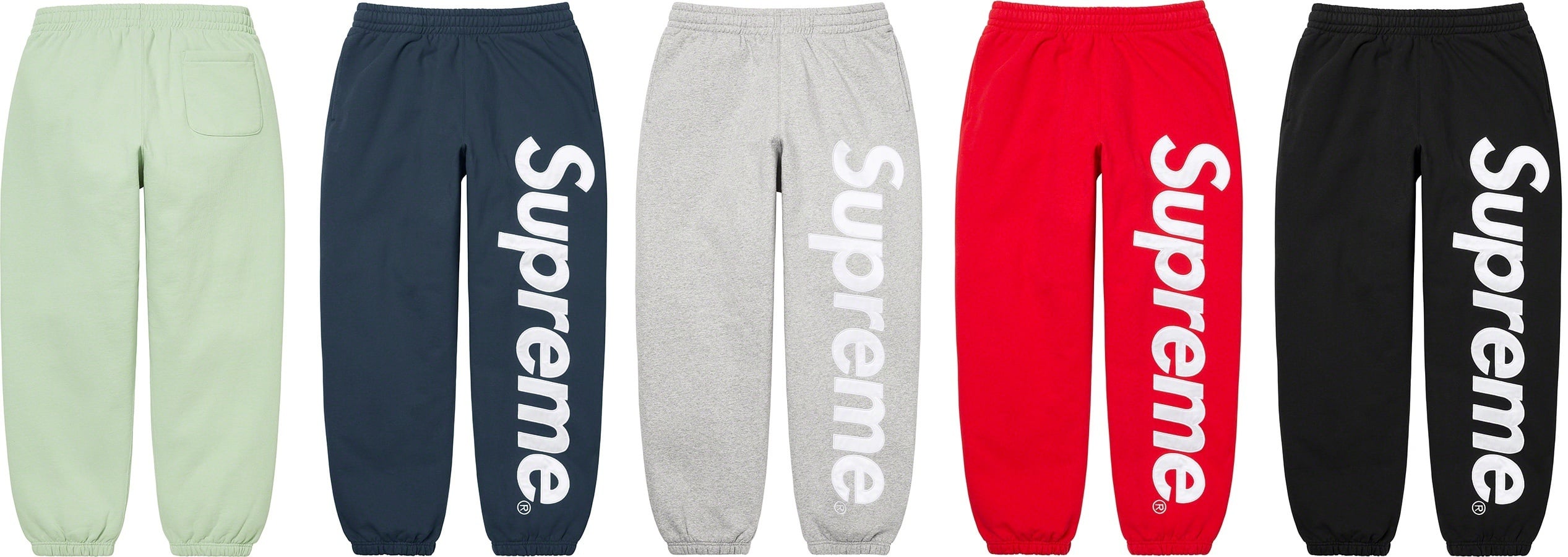 Satin Appliqué Sweatpant